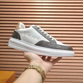 Louis Vuitton LV Trainer White Brown Low-Top Monogram Canvas Lifestyle Sneakers