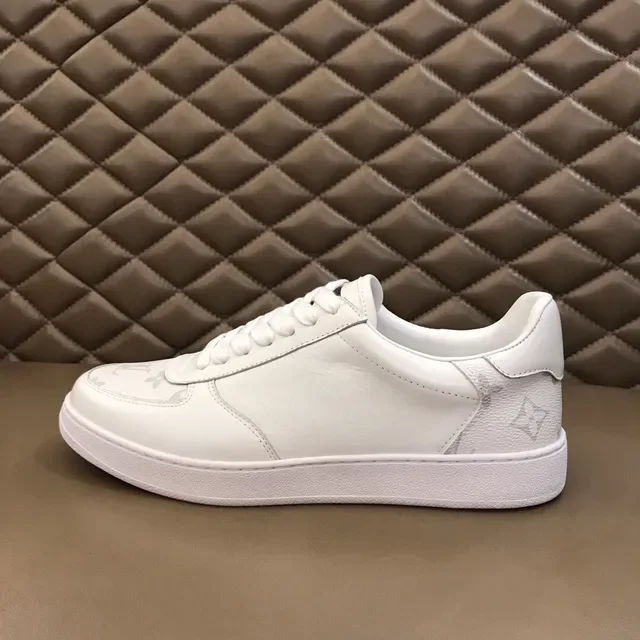 Louis Vuitton LV Trainer White Monogram Leather Clean Lifestyle Sneakers 5