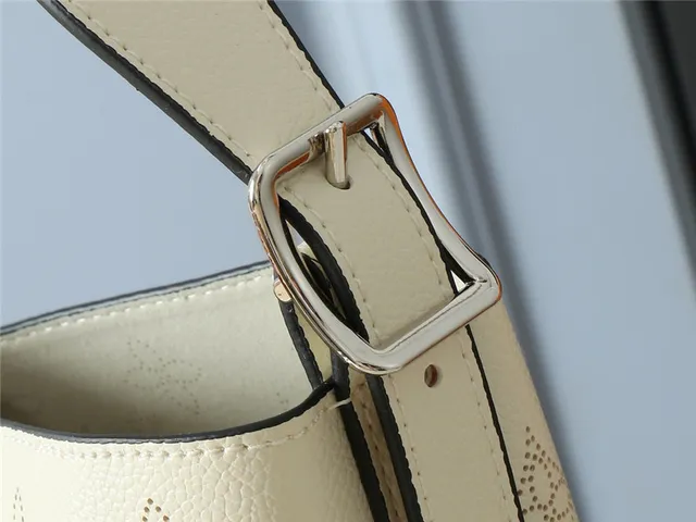 Louis Vuitton Monogram Canvas Beige Bucket Bag 5