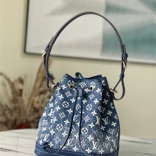 Louis Vuitton Monogram Denim Bucket Bag