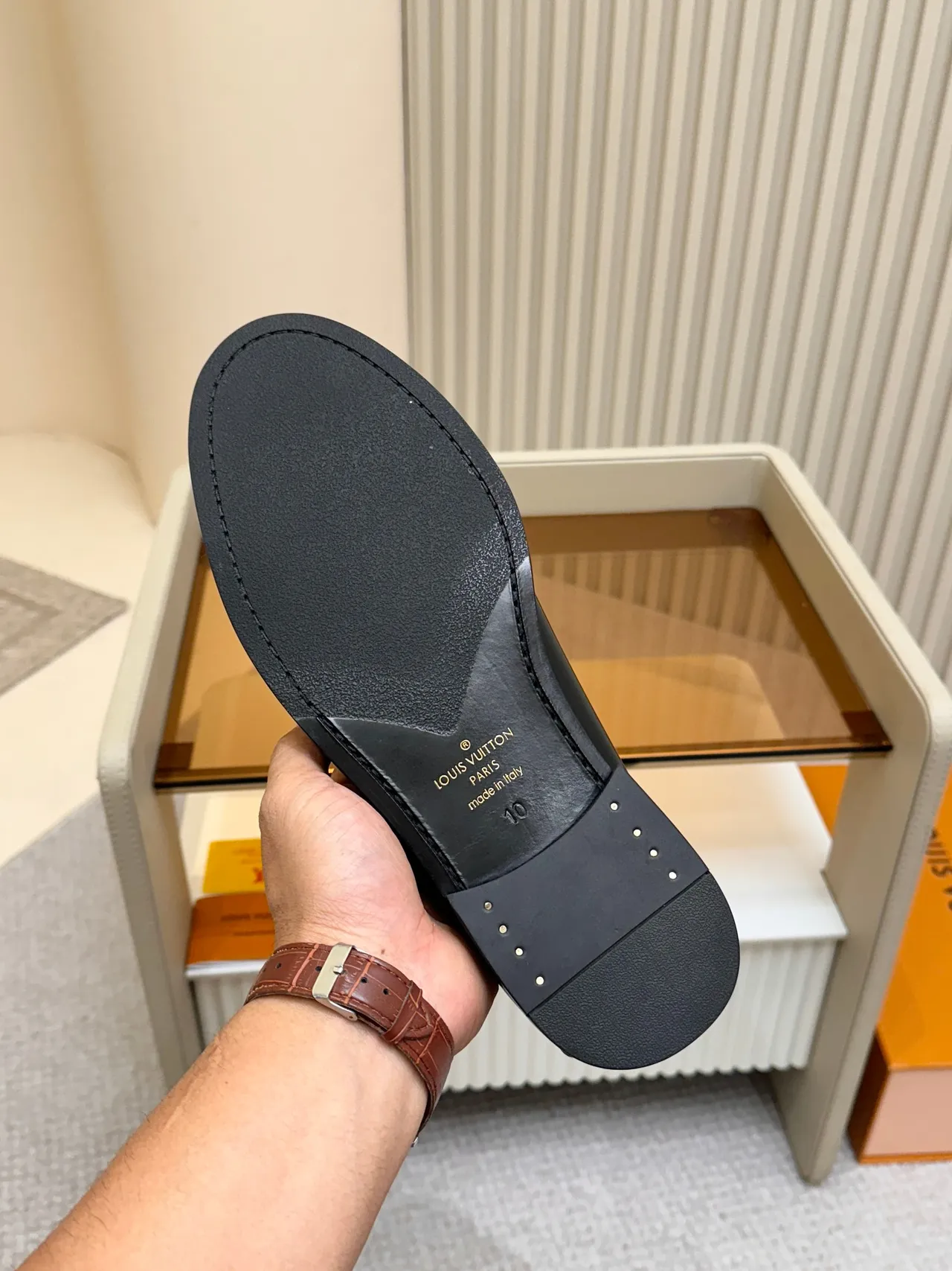 Louis Vuitton Monogram loafer cuir verni noir loafer 2