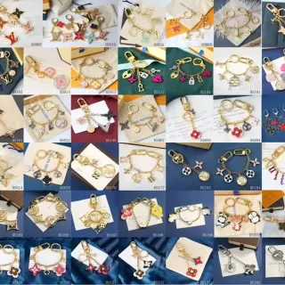 Louis Vuitton Multi-Charm Enamel Flower Star Logo Bracelet