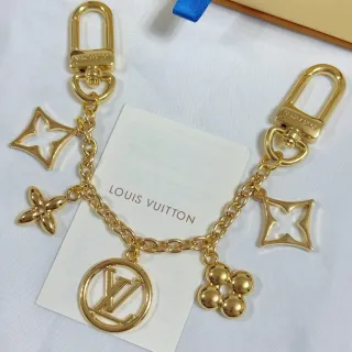 Louis Vuitton मल्टी चार्म गोल्ड-टोन चेन कीचेन ब्रेसलेट