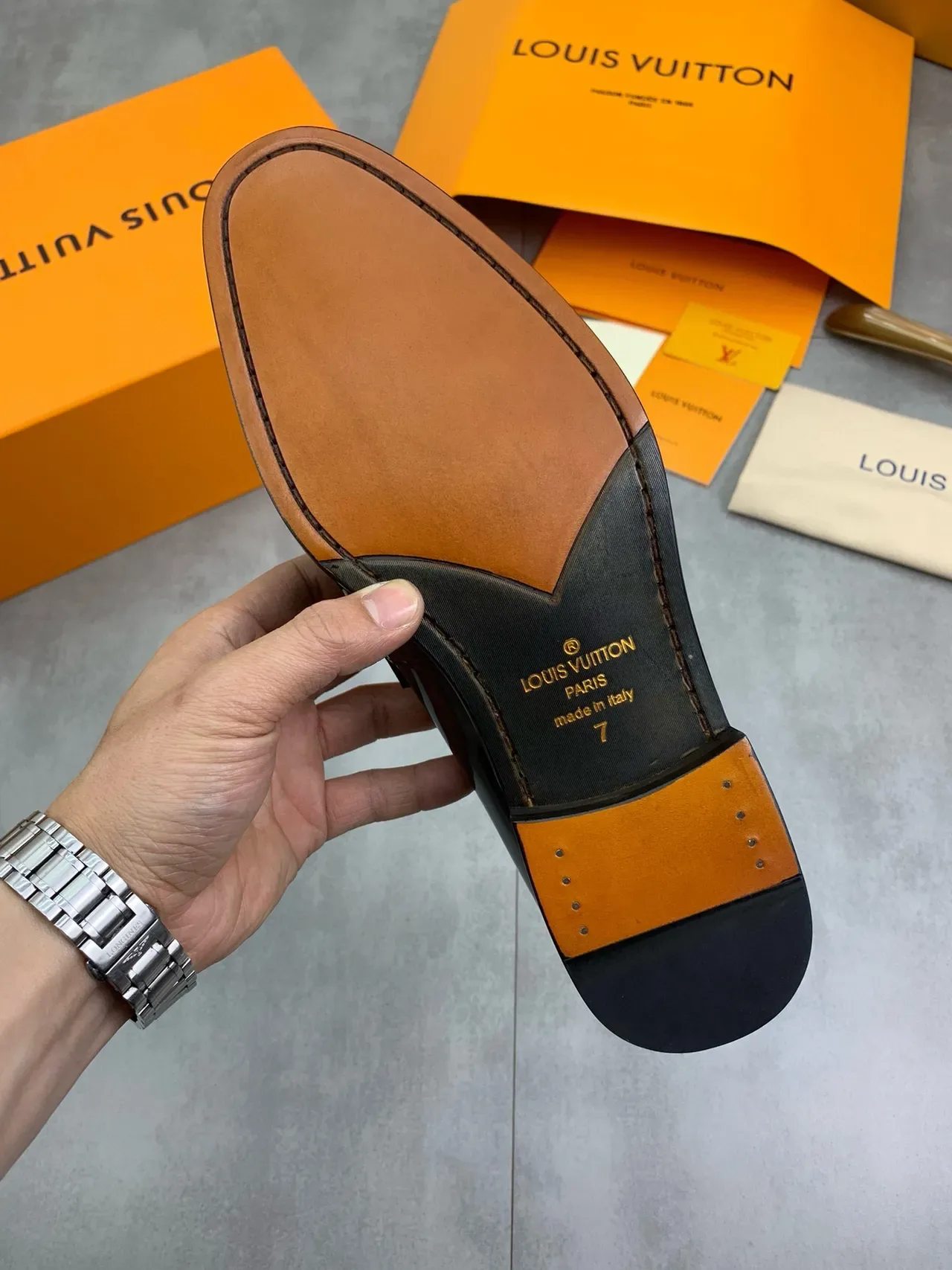 Louis Vuitton Patent Leather Monogram Buckle Loafer 3