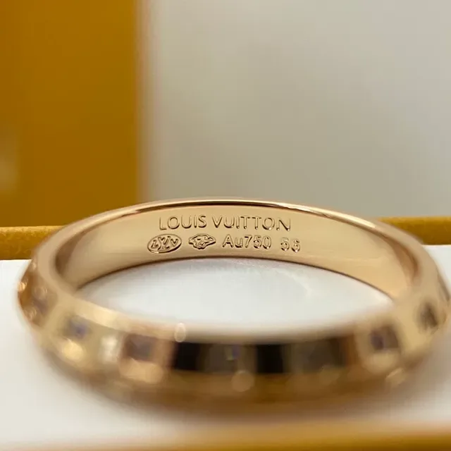 Louis Vuitton Pavé Square-Cut Stone Stackable Rings 3