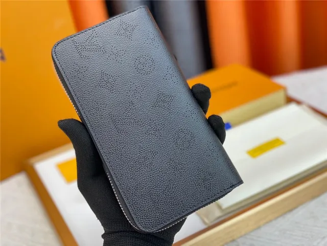 Louis Vuitton Perforated Monogram Beige Long Wallet 9