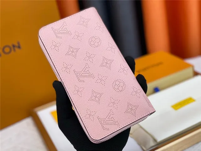 Louis Vuitton Perforated Monogram Beige Long Wallet 18