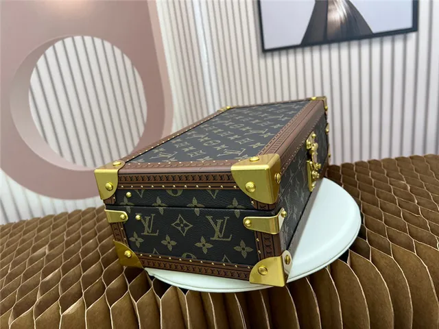 Louis Vuitton Petite Malle Damier Graphite Trunk Suitcase 9
