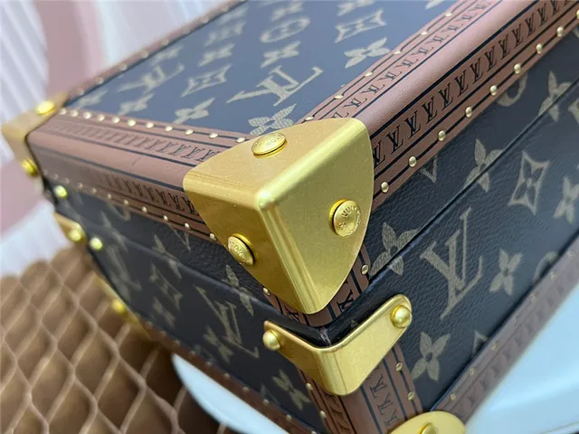 Louis Vuitton Petite Malle Damier Graphite Trunk Suitcase 14