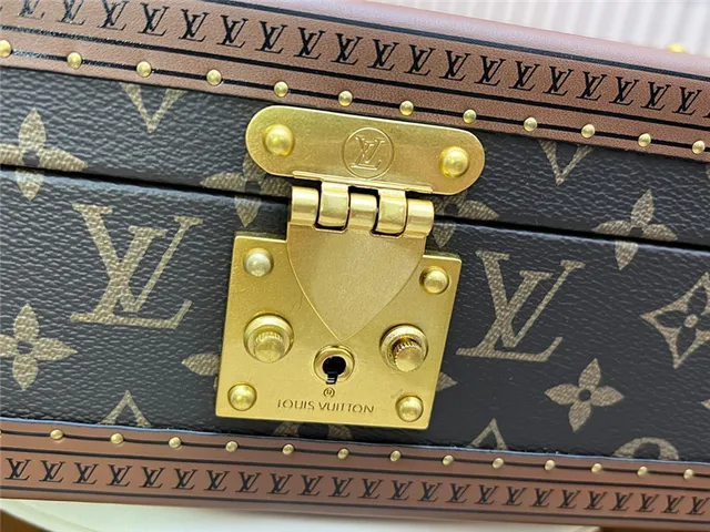 Louis Vuitton Petite Malle Damier Graphite Trunk Suitcase 15