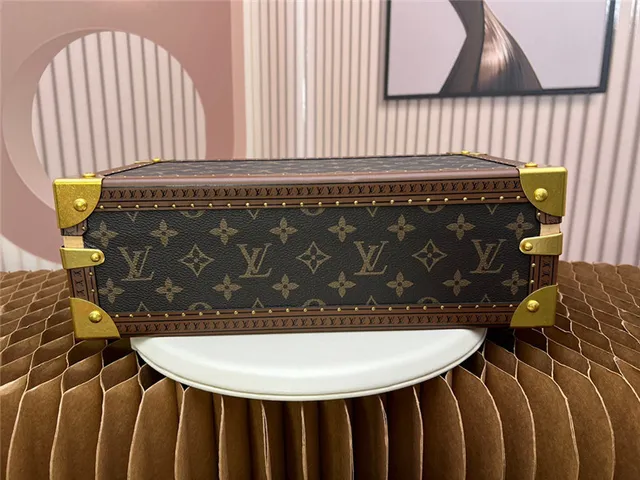 Louis Vuitton Petite Malle Damier Graphite Trunk Suitcase 17