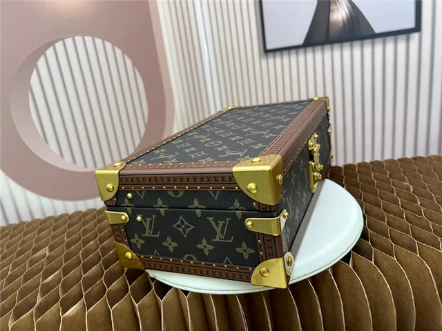 Louis Vuitton Petite Malle Damier Graphite Trunk Suitcase 18