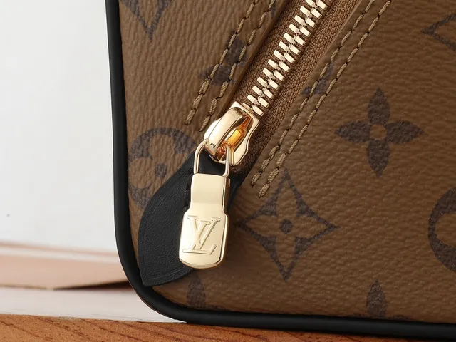 Louis Vuitton Petite Malle Monogram Canvas Boxed Chain Strap Crossbody Bag 5