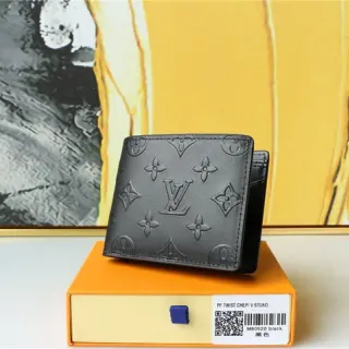 Louis Vuitton PF Twist Chep V Stuno Black Short Wallet