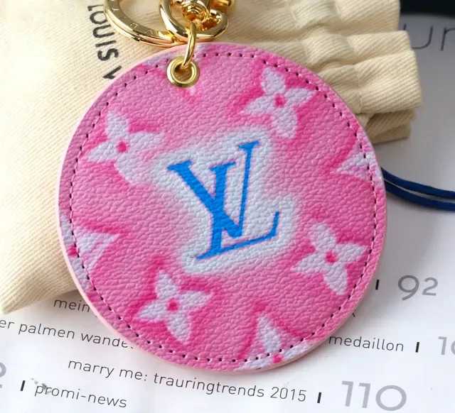 Louis Vuitton Pink Blue Circular Fabric Crossbody Bag 2