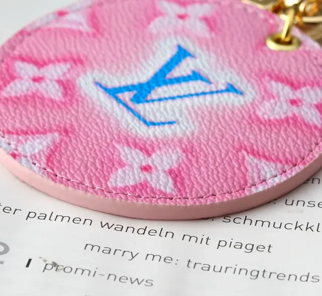 Louis Vuitton Pink Blue Circular Fabric Crossbody Bag 5