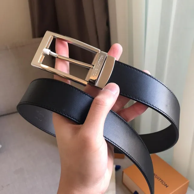 Louis Vuitton Reversible Belt Brown Monogram Gold Leather Belt 4