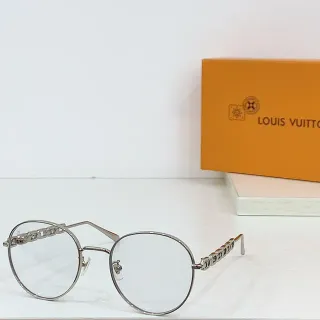 Louis Vuitton Round Metal Chain Temple Optical Glasses