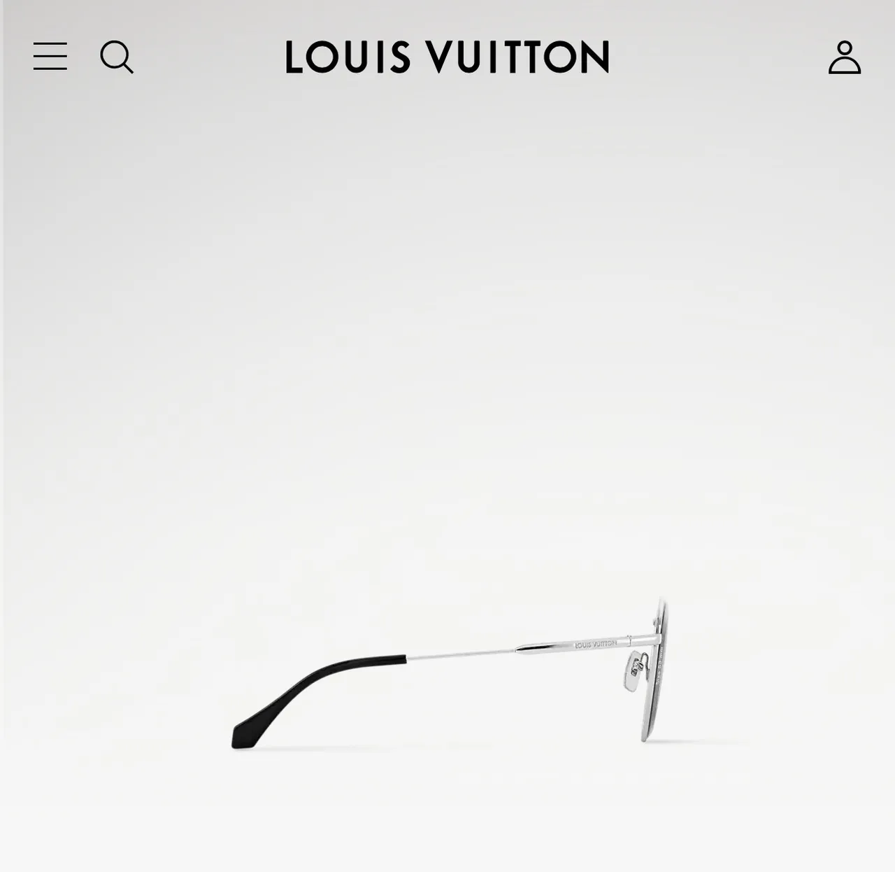 Louis Vuitton lunettes de soleil rondes en métal doré avec miroir ambre 4