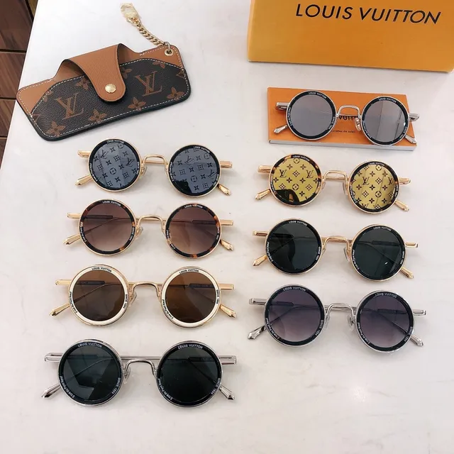 Louis Vuitton Round Monogram Mirrored Sunglasses 2