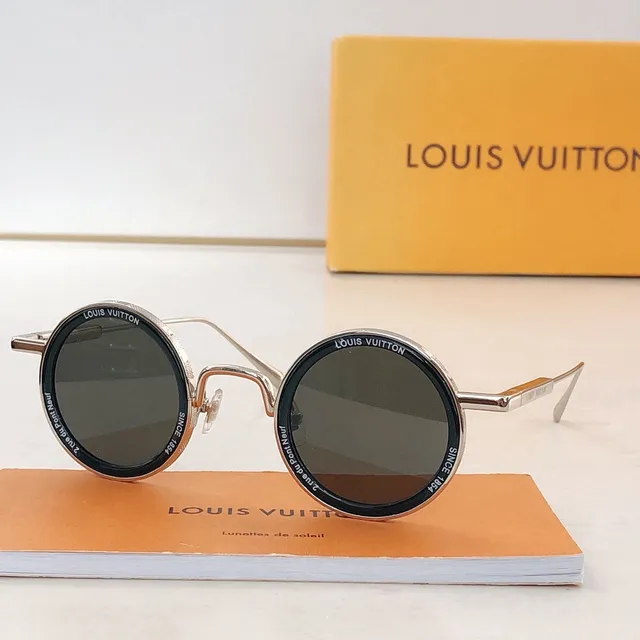 Louis Vuitton Round Monogram Mirrored Sunglasses 5