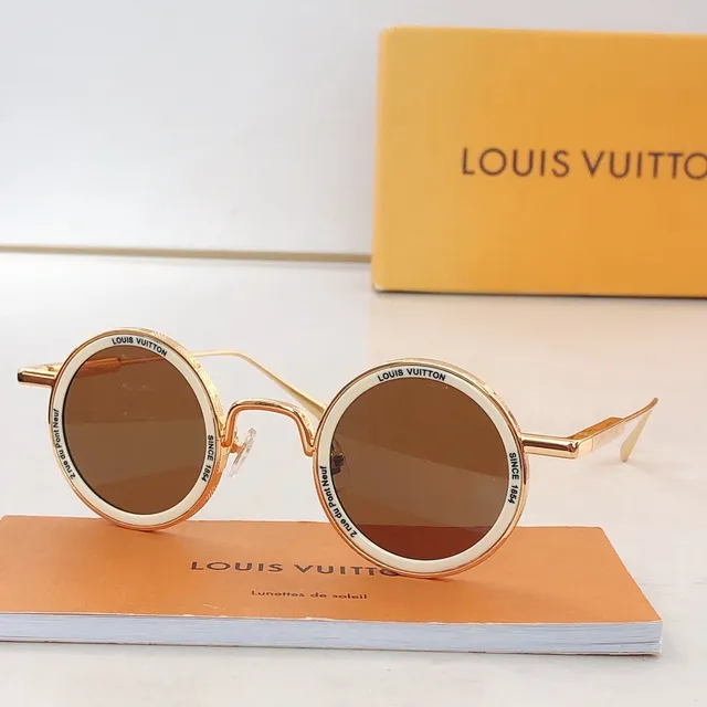 Louis Vuitton Round Monogram Mirrored Sunglasses 6