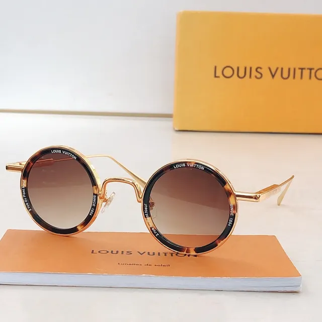 Louis Vuitton Round Monogram Mirrored Sunglasses 7