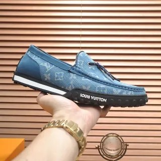 Louis Vuitton Run Away Denim-Blue Monogram Loafer