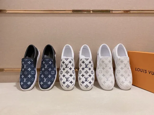 Louis Vuitton Run Away Monogram Canvas Slip-On Lifestyle Sneakers 2