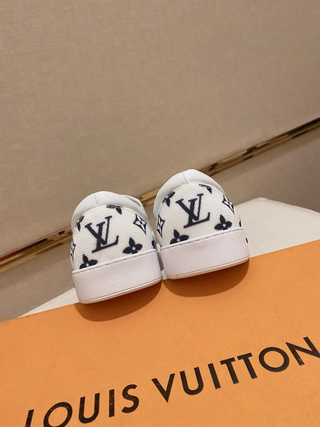 Louis Vuitton Run Away Monogram Canvas Slip-On Lifestyle Sneakers 3