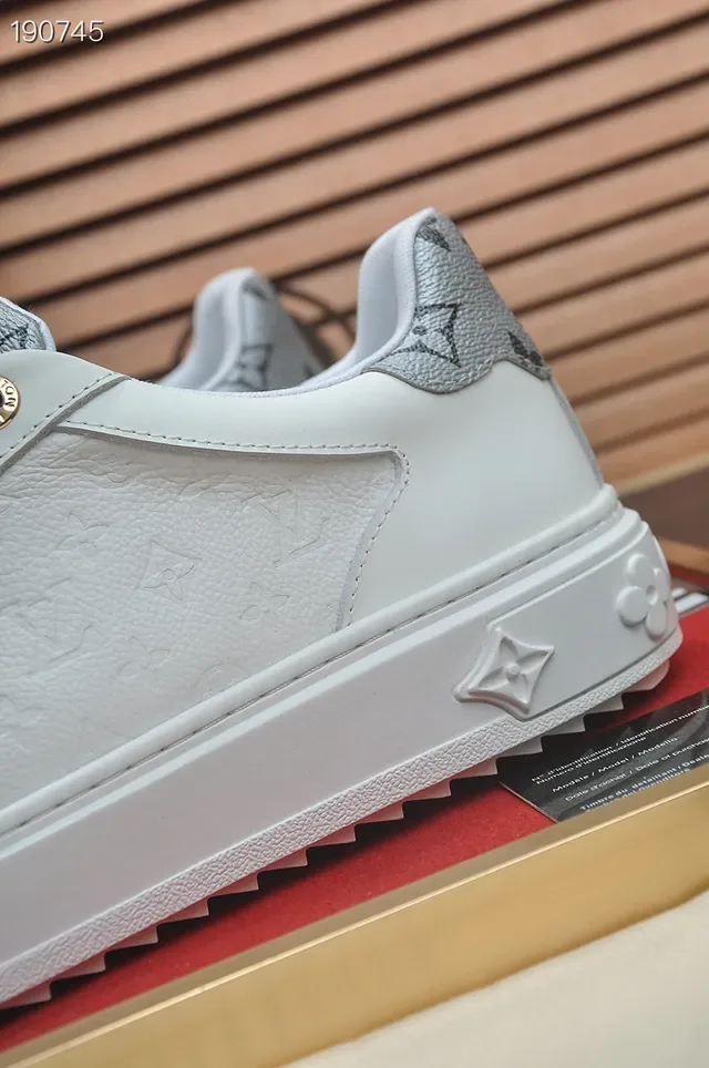 Louis Vuitton Run Away White Embossed Monogram Lifestyle Sneakers 3