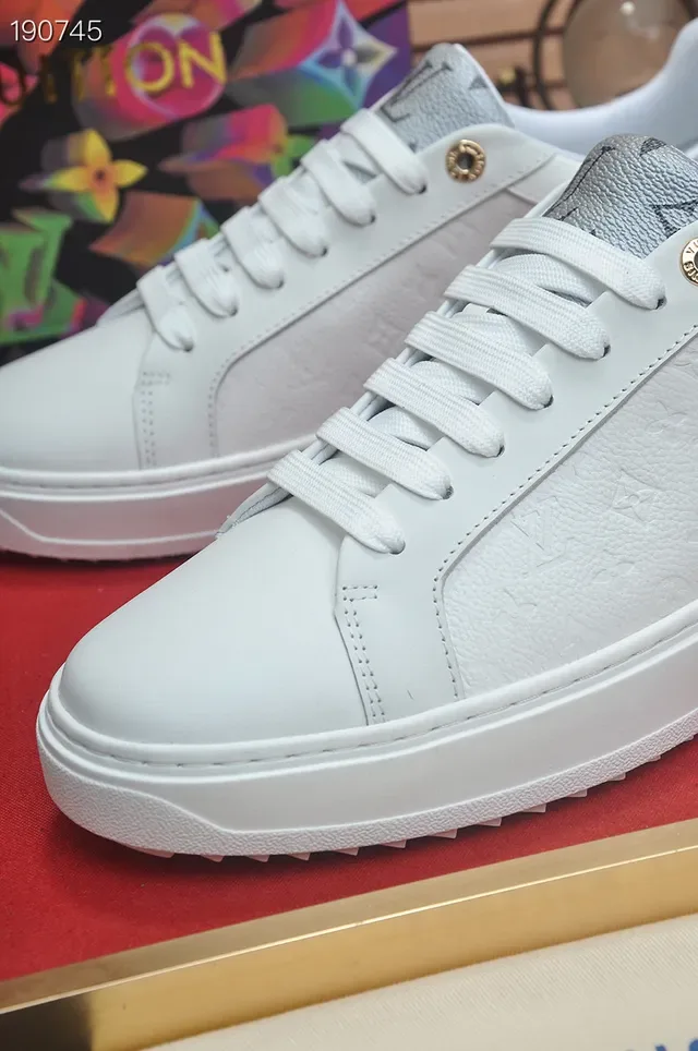 Louis Vuitton Run Away White Embossed Monogram Lifestyle Sneakers 4