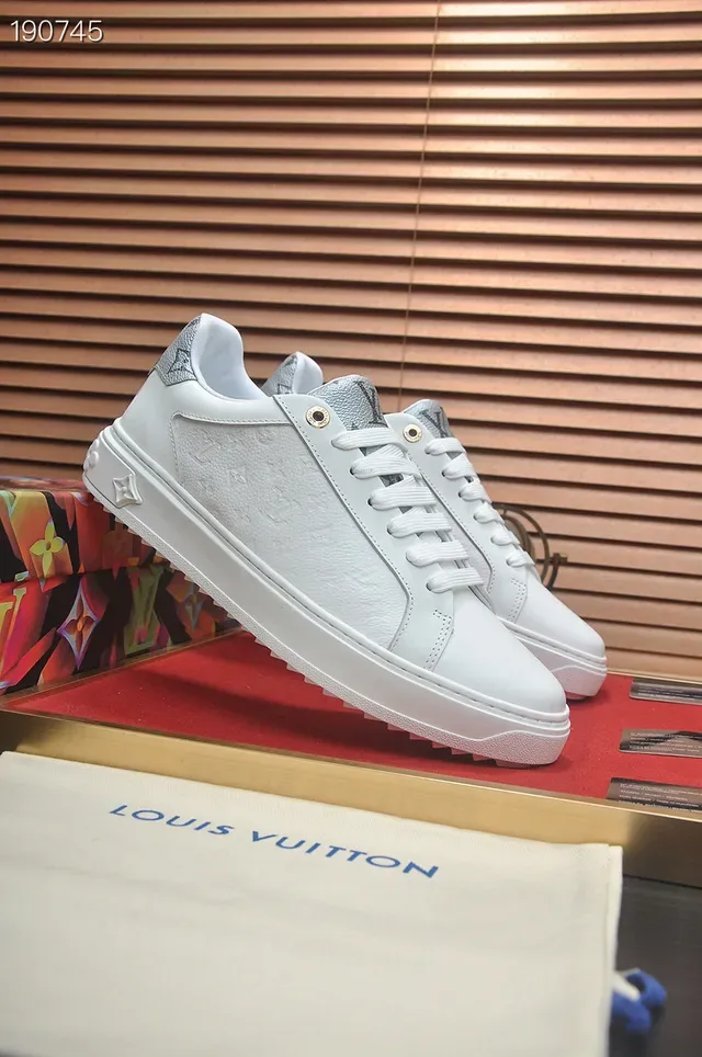 Louis Vuitton Run Away White Embossed Monogram Lifestyle Sneakers 7