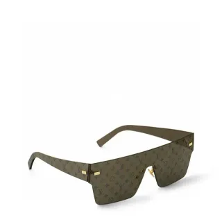 Louis Vuitton Shield Monogram Olive Green Sunglasses
