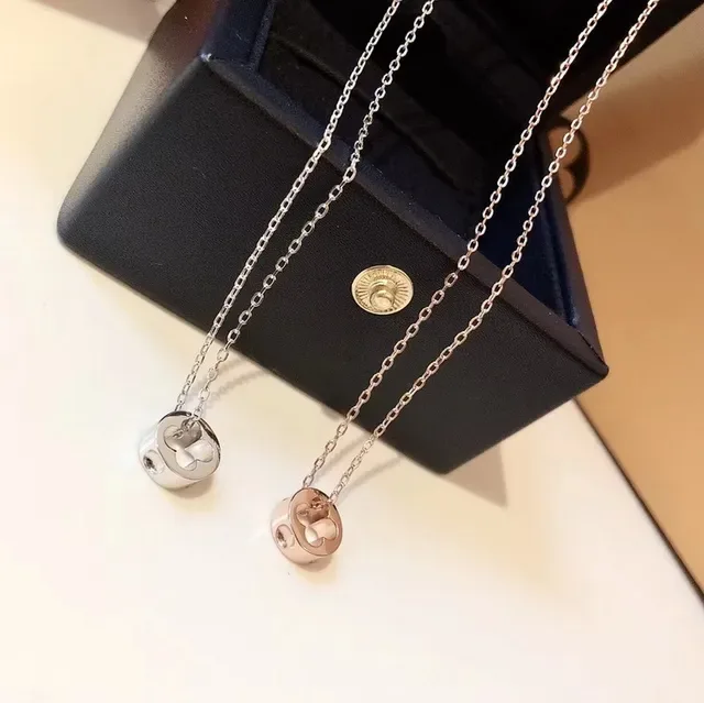 Louis Vuitton Silver Gold Monogram-Cutout Pendants Circular Charm Necklace 11