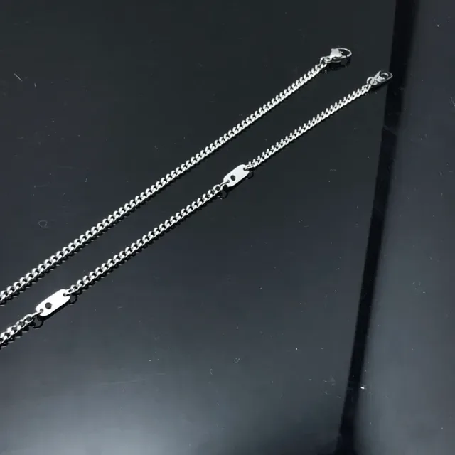 Louis Vuitton Silver Gold Multi-Charm Crystal-Embellished Necklace 3