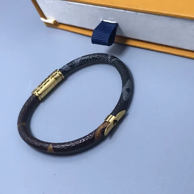 Louis Vuitton Snake Bracelet Brown Monogram and Red Black White Braided Leather Bracelet 5