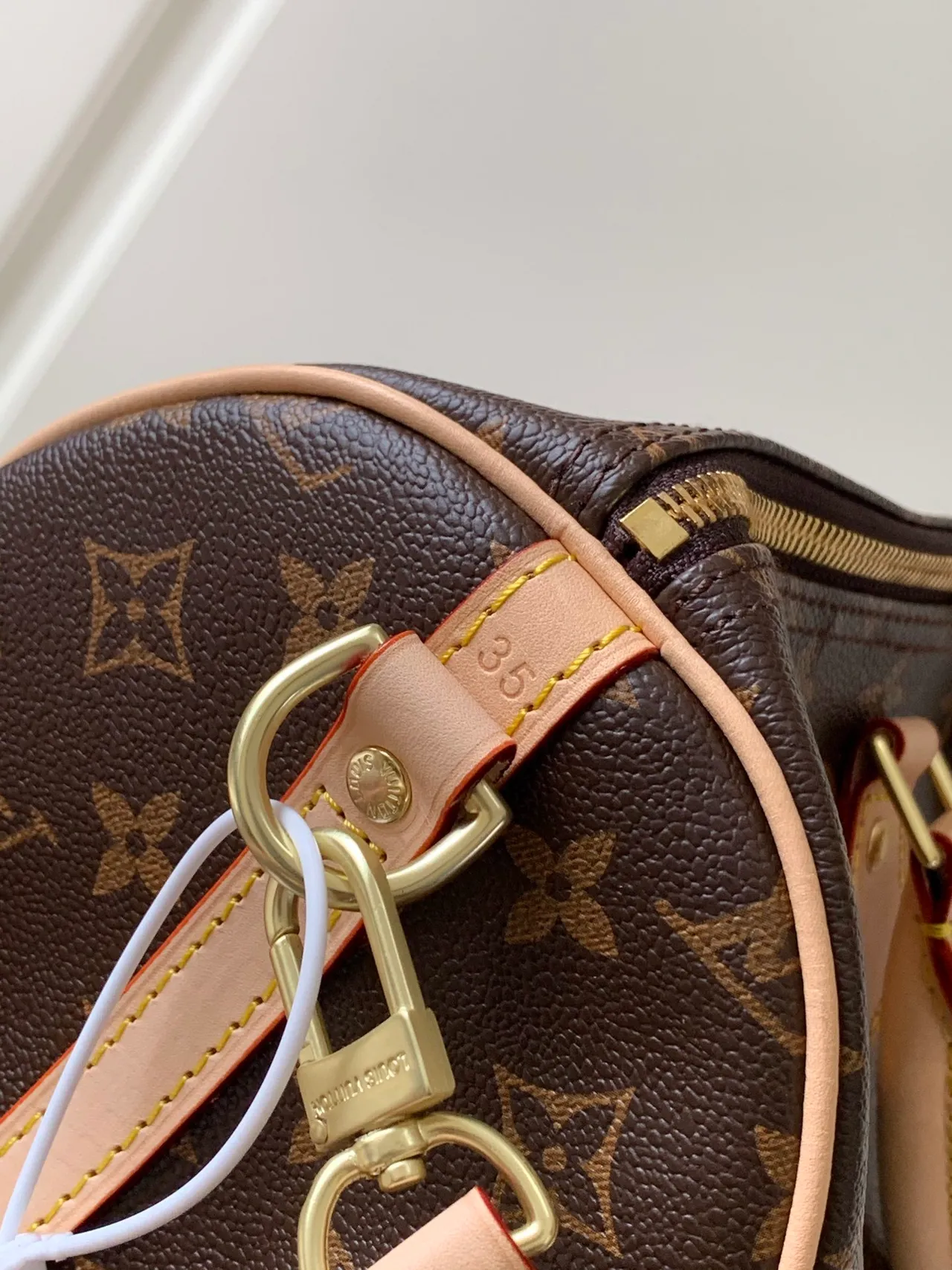 Louis Vuitton Speedy Monogram Canvas Brown and Tan Boston Bag 5