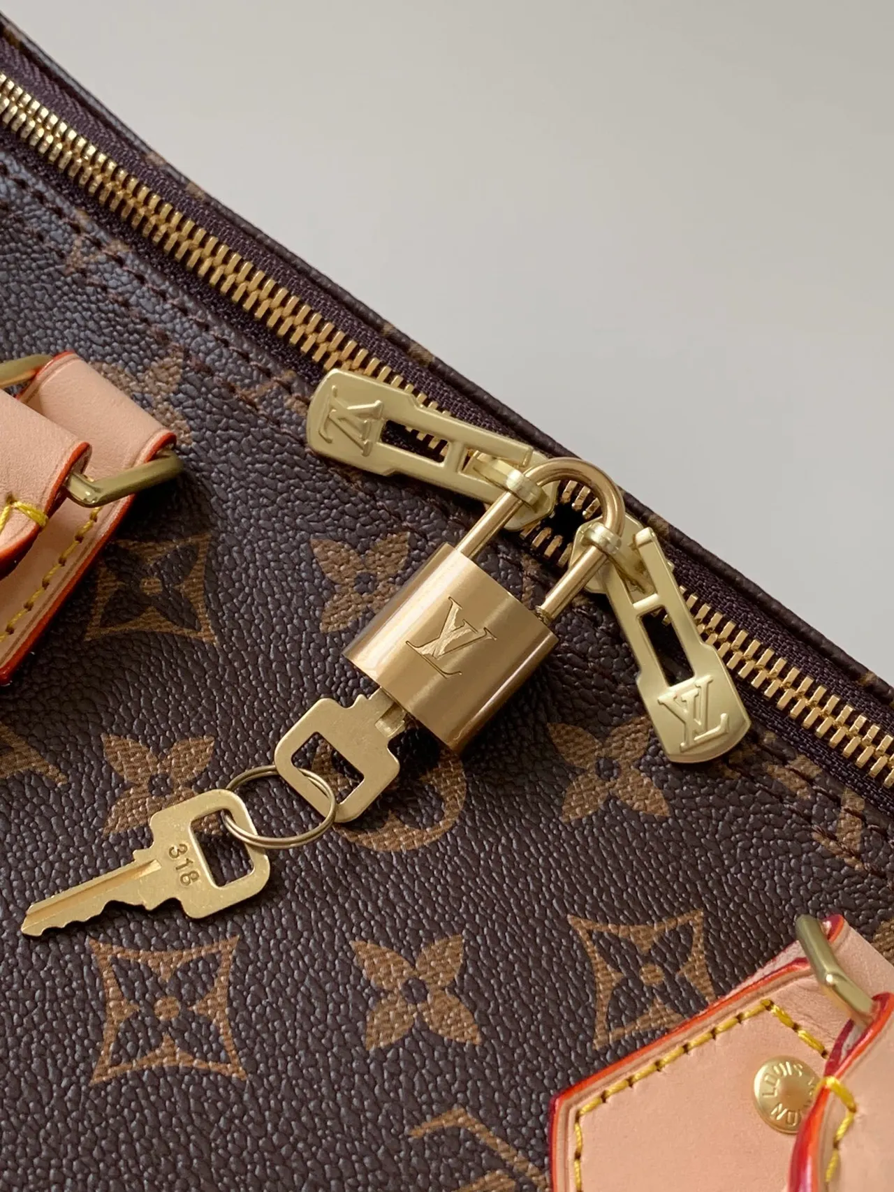 Louis Vuitton Speedy Monogram Canvas Brown and Tan Boston Bag 6