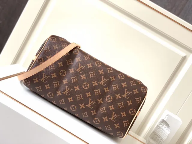 Louis Vuitton Speedy Monogram Canvas Brown and Tan Boston Bag 9