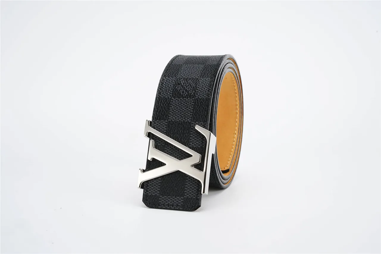 Louis Vuitton Turnlock Belt Damier Graphite Leather Belt 6