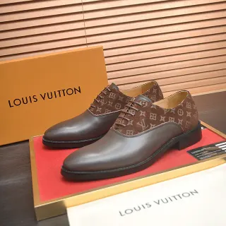 Louis Vuitton Two-Tone Monogram Oxford Shoes
