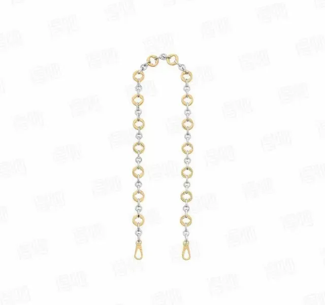 Louis Vuitton Two-Tone Quatrefoil Link Necklace 7