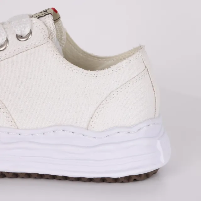 Maison Margiela White Beige Deconstructed Oversized Toe Cap Lifestyle Sneakers 4