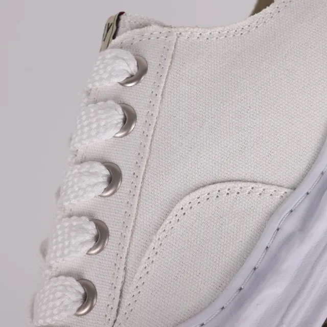 Maison Margiela White Beige Deconstructed Oversized Toe Cap Lifestyle Sneakers 6