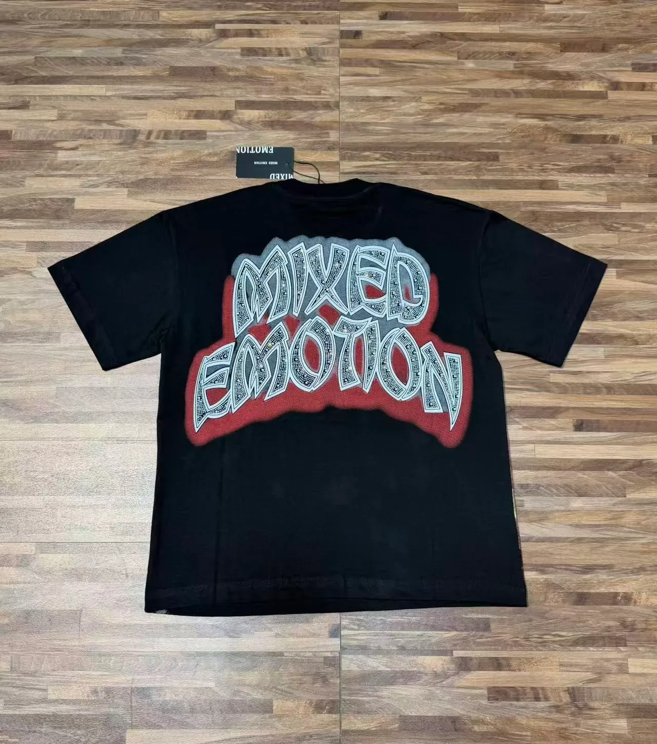 Mixed Emotion Graphic Print Oversized T-Shirt 5