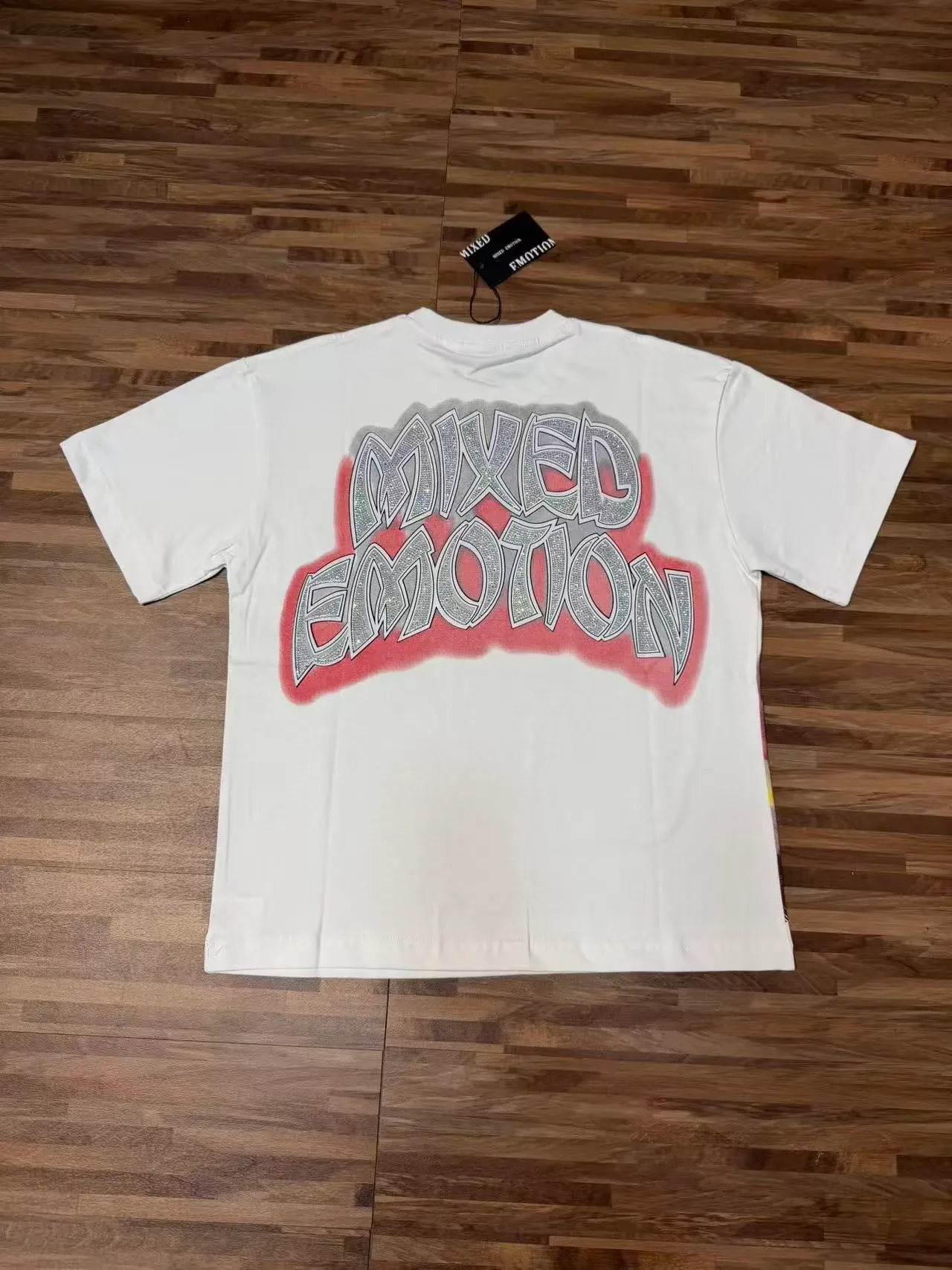 Mixed Emotion Graphic Print Oversized T-Shirt 9