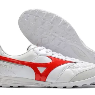 Mizuno Morelia White and Red Lifestyle Sneakers