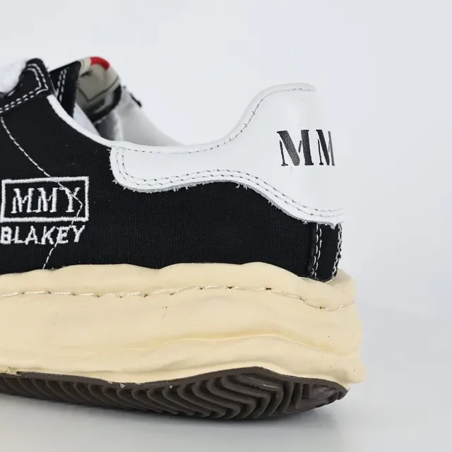 MM6 Maison Margiela Black Beige Deconstructed Sculpted Midsole Lifestyle Sneakers 4