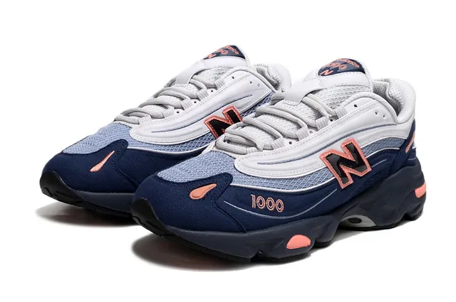 New Balance 1000 Navy and Pink Tênis Chunky 2